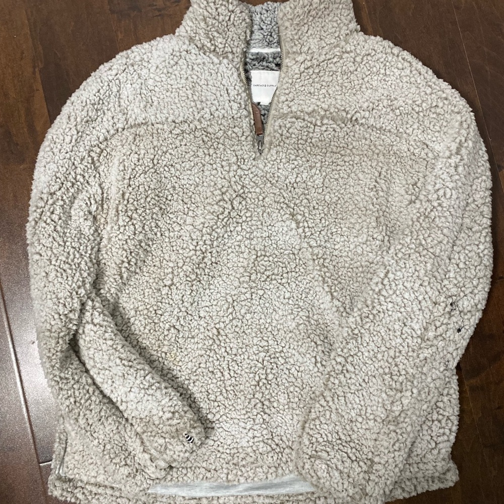 Thread & Supply Quarter Zip Sherpa